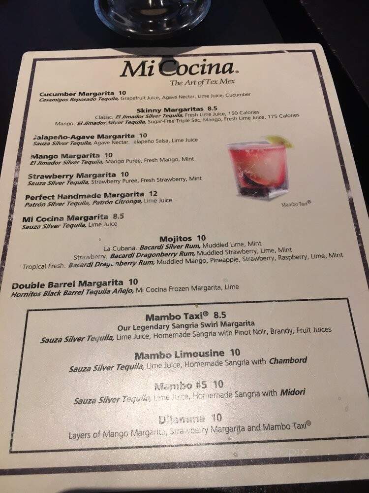 Mi Cocina - The Colony, TX menu_pic