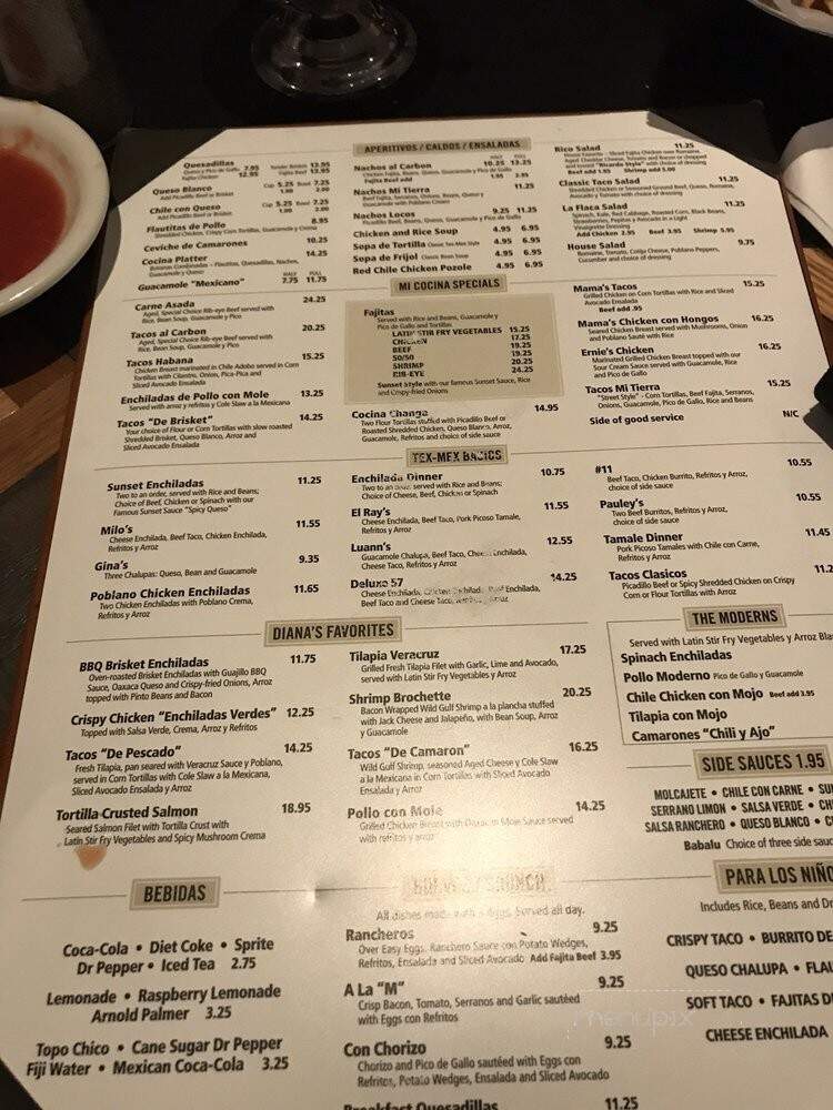 Mi Cocina - The Colony, TX menu_pic
