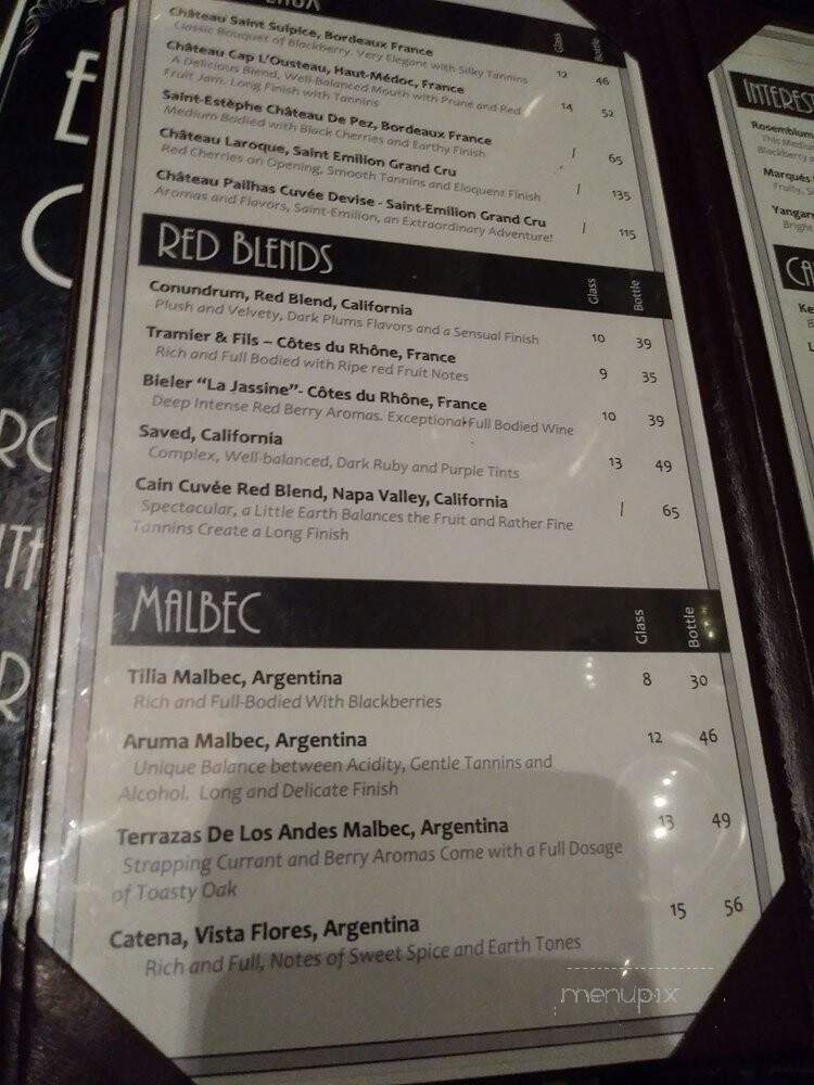 Chez Fabien - Grapevine, TX menu_pic