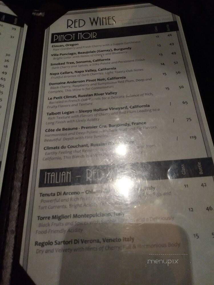 Chez Fabien - Grapevine, TX menu_pic