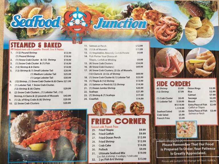 Seafood Junction - Oak Park, IL menu_pic