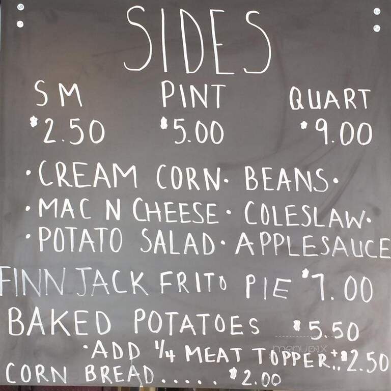 Smokeshow Barbeque - Concord, NH menu_pic