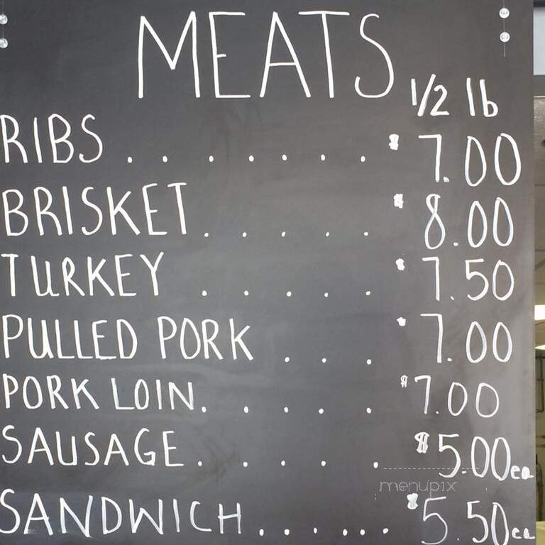 Smokeshow Barbeque - Concord, NH menu_pic