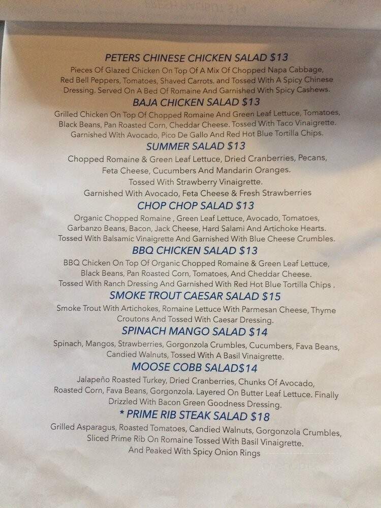Moose Sisters - Bend, OR menu_pic