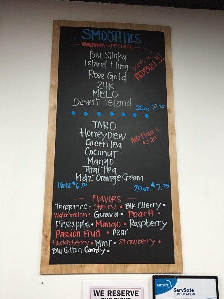 907 Wingman - Anchorage, AK menu_pic