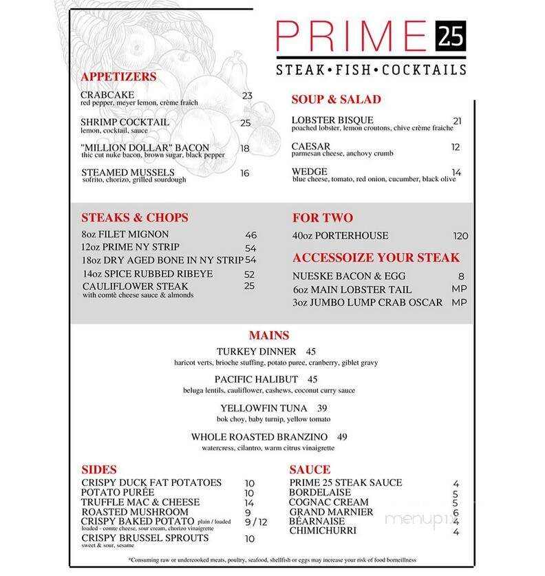 Prime 25 - Colorado Springs, CO menu_pic