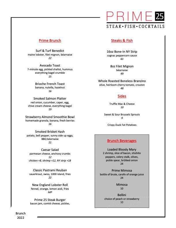 Prime 25 - Colorado Springs, CO menu_pic