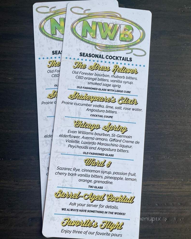 NWB the next whiskey bar - Lisle, IL menu_pic
