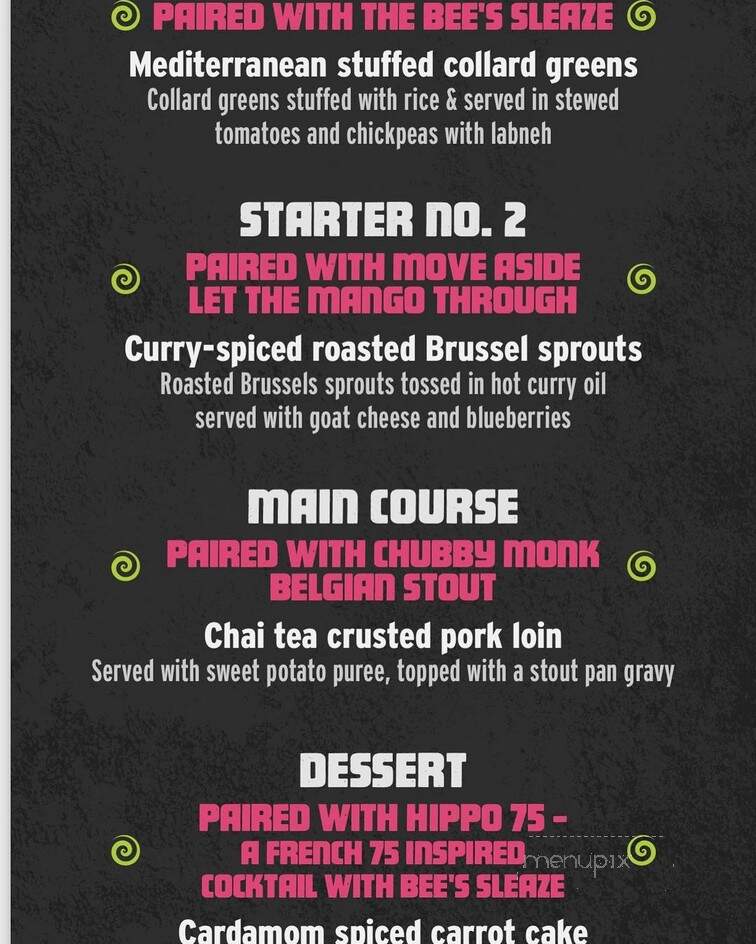 NWB the next whiskey bar - Lisle, IL menu_pic