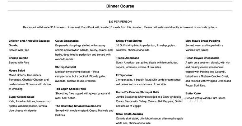 BB's Cafe - Pearland, TX menu_pic