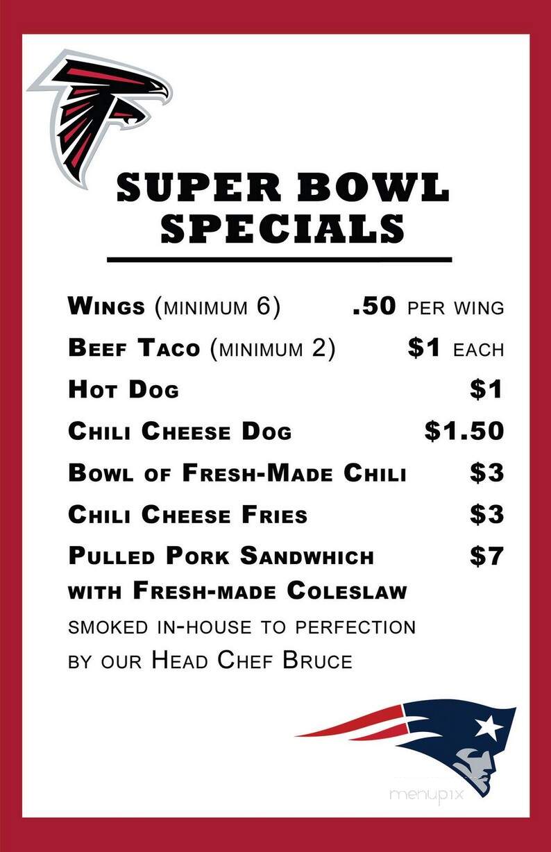 The Blackthorn Pub - Lomita, CA menu_pic