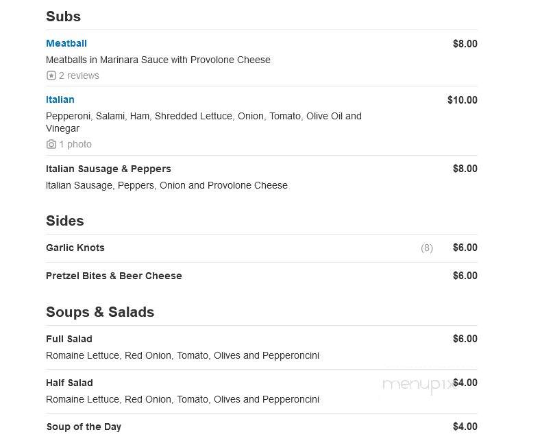 Slices And Scoops - Pahrump, NV menu_pic