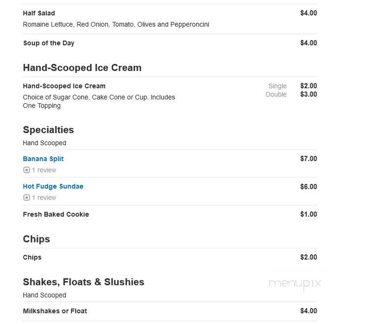 Slices And Scoops - Pahrump, NV menu_pic