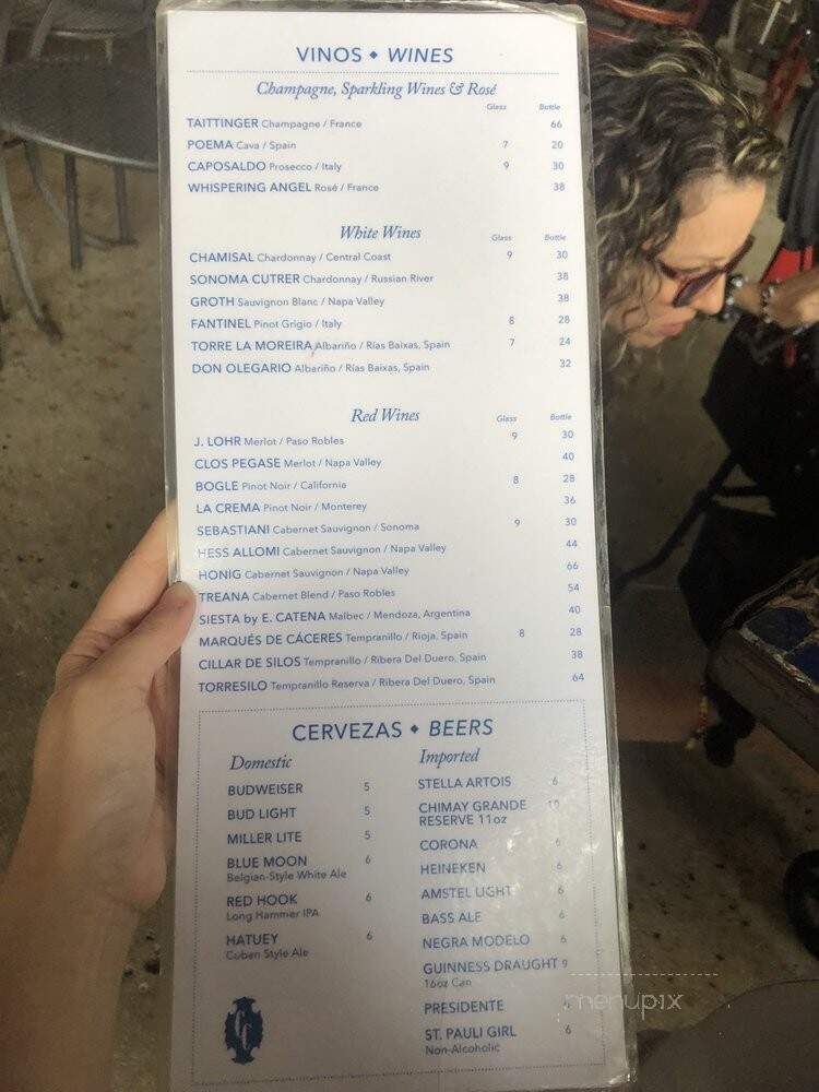 Casacuba Restaurant - South Miami, FL menu_pic