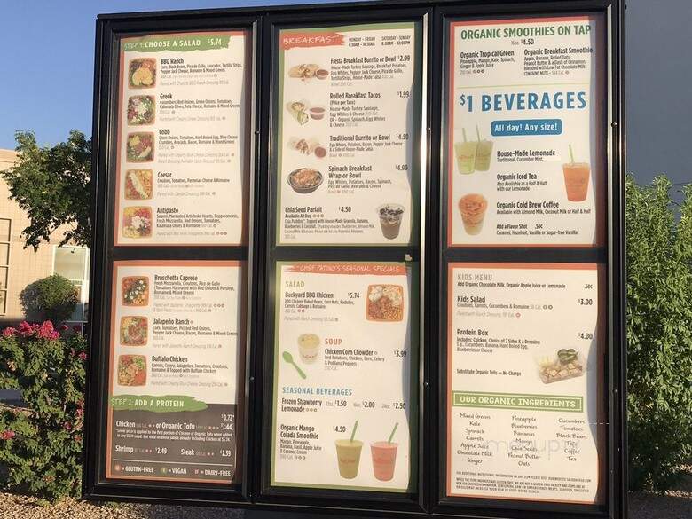 Salad and Go - Phoenix, AZ menu_pic