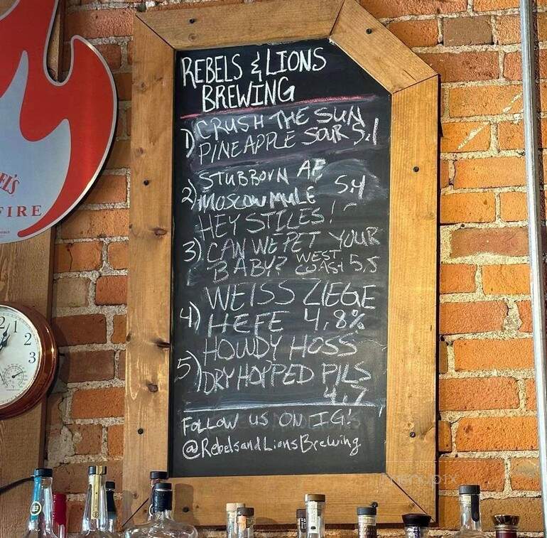 Rebellion Brew Haus - Moline, IL menu_pic