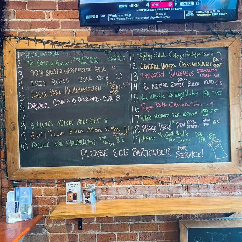 Rebellion Brew Haus - Moline, IL menu_pic