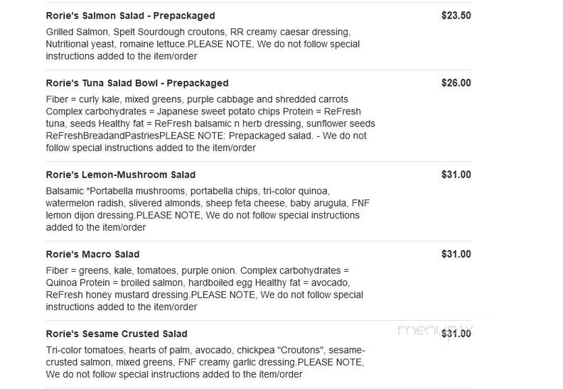 Hava Java - Monsey, NY menu_pic