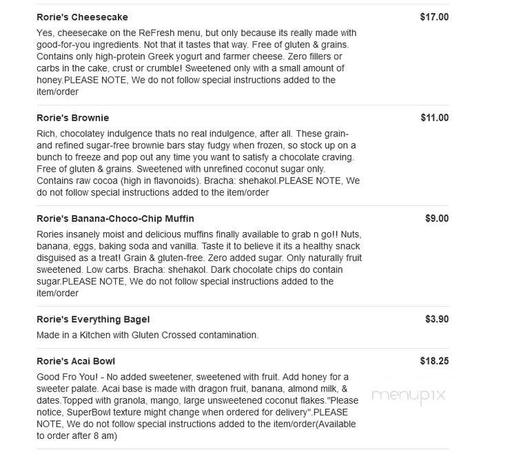 Hava Java - Monsey, NY menu_pic