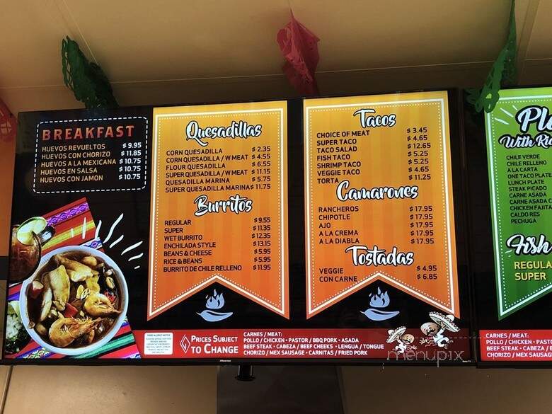 Los Cuates Taqueria - Daly City, CA menu_pic
