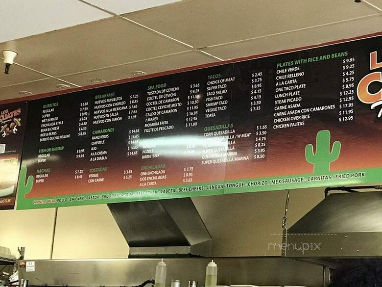 Los Cuates Taqueria - Daly City, CA menu_pic