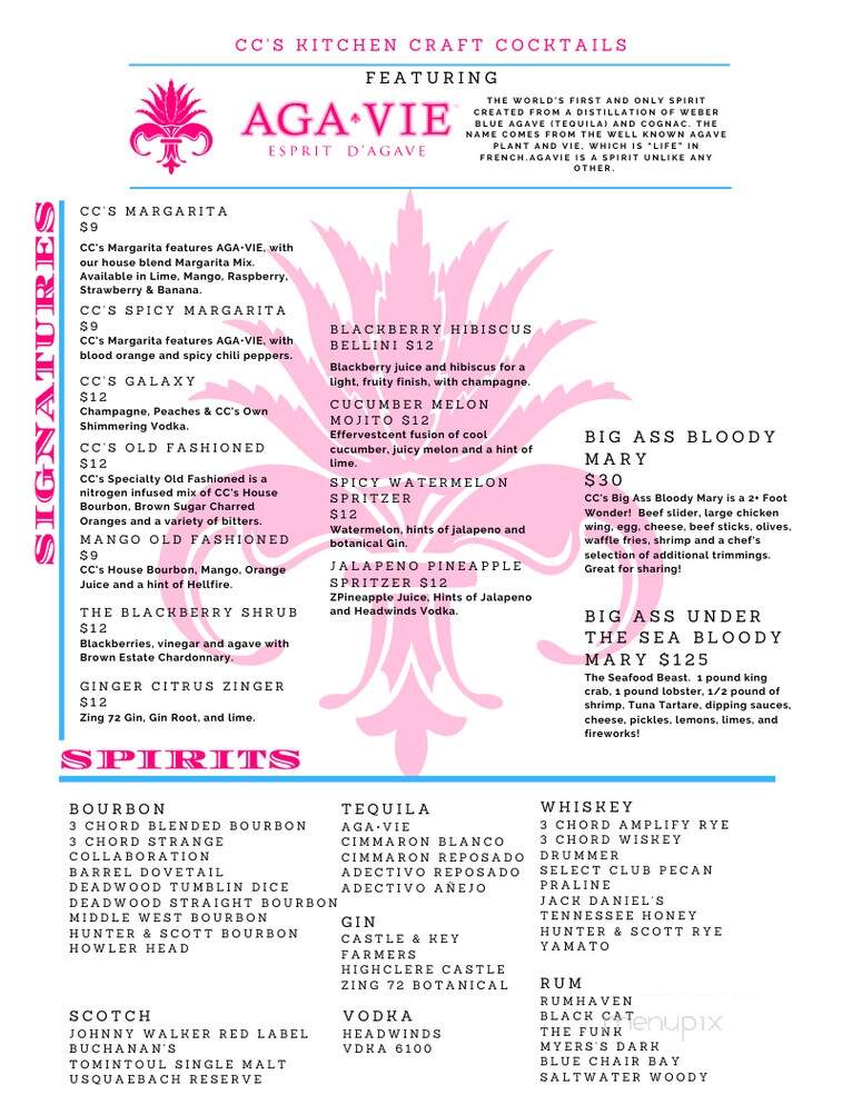 Somewhere Restaurant and Bar - Louisville, KY menu_pic