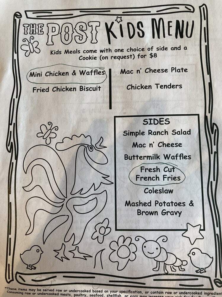 The Post Chicken & Beer - Longmont, CO menu_pic