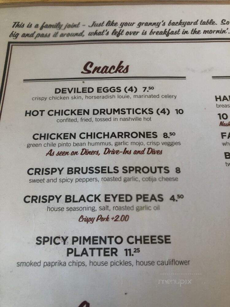 The Post Chicken & Beer - Longmont, CO menu_pic