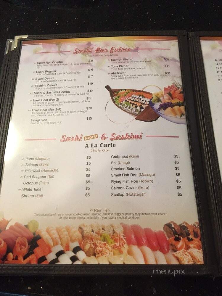 Sakura - Ardmore, OK menu_pic