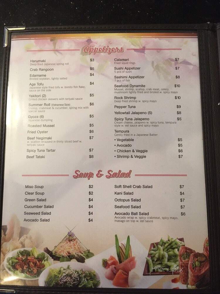 Sakura - Ardmore, OK menu_pic