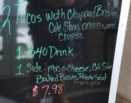 Back Forty Barbecue - Walters, OK menu_pic