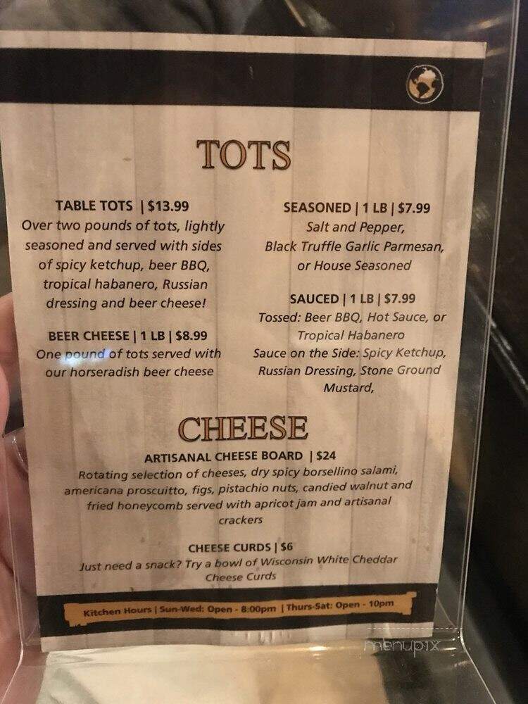 Global Brew Tap House - West Des Moines, IA menu_pic