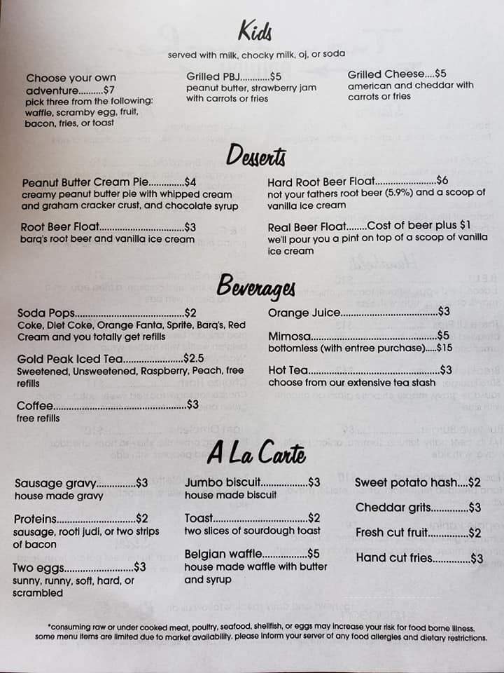 Twin Archer Brewpub - Muncie, IN menu_pic
