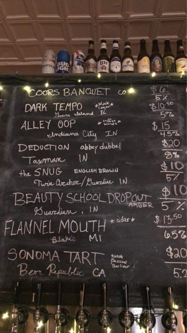 Twin Archer Brewpub - Muncie, IN menu_pic
