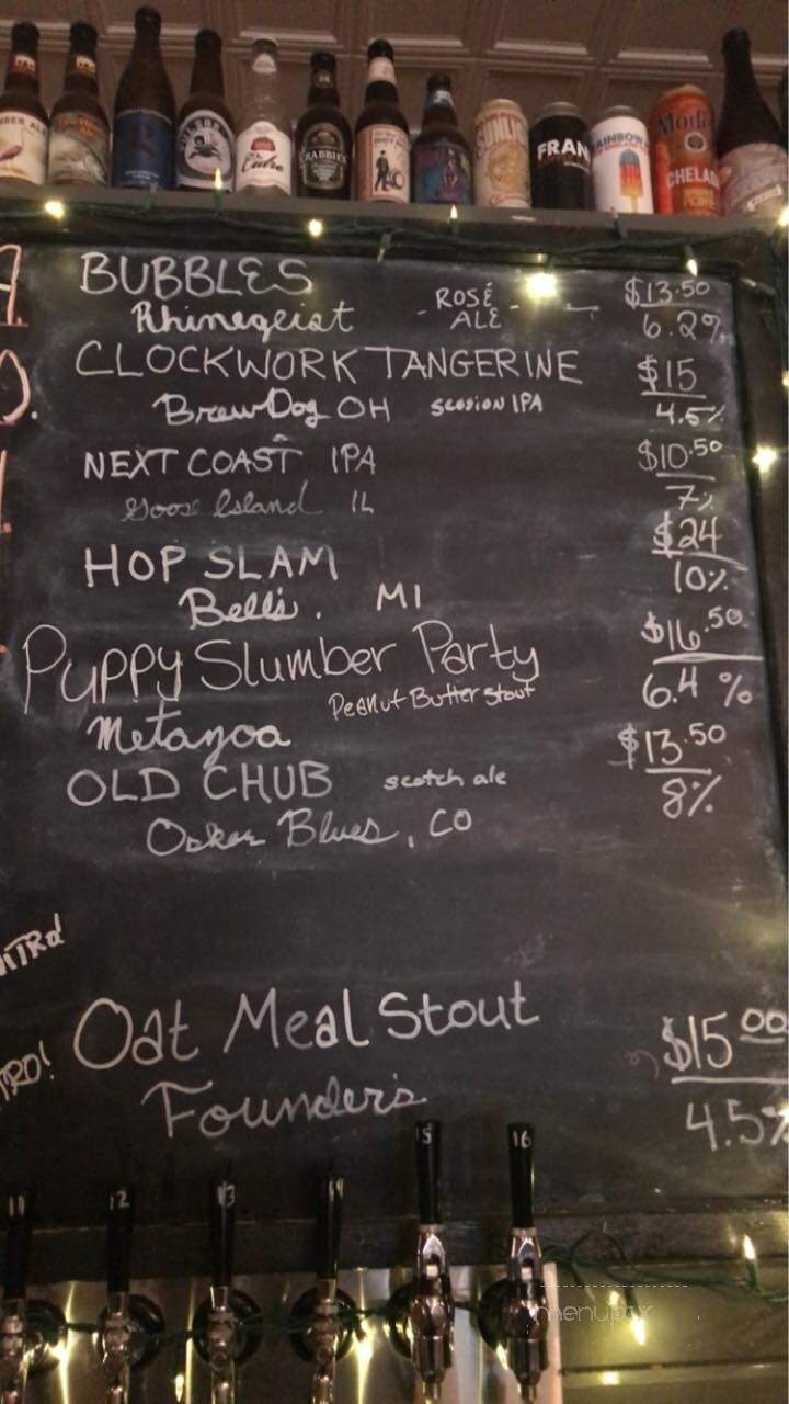 Twin Archer Brewpub - Muncie, IN menu_pic