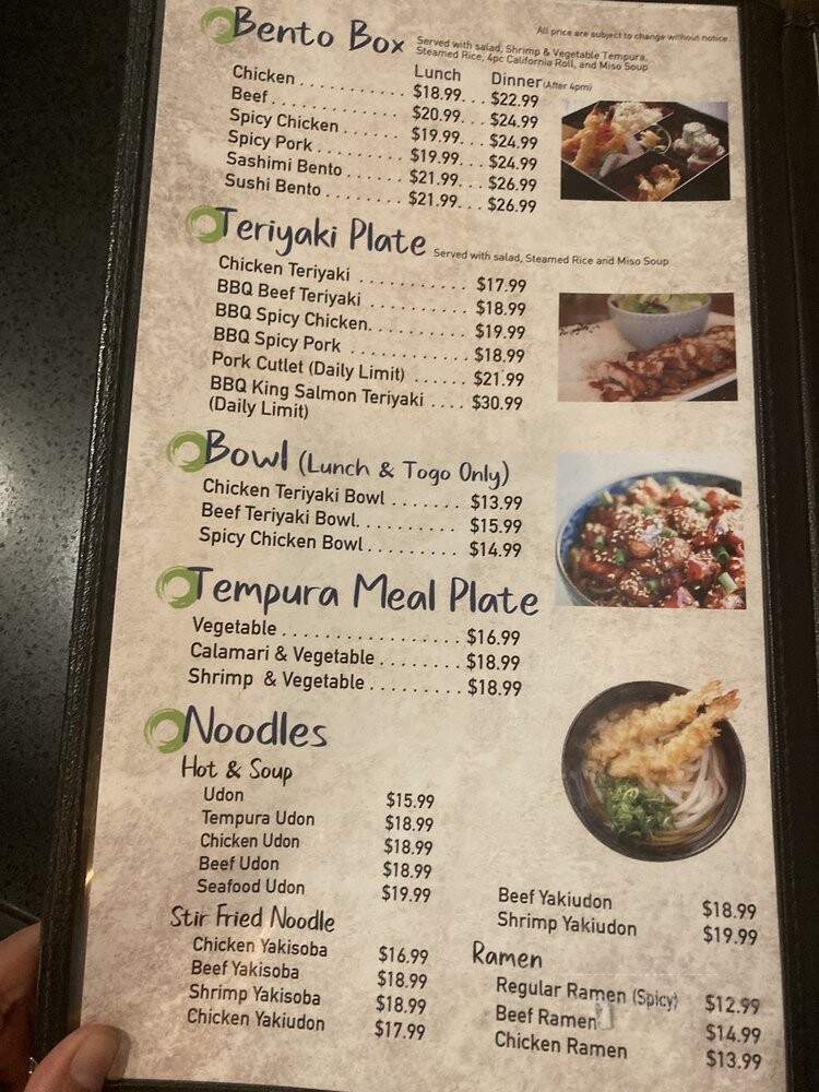 Best Sushi and Grill - Desert Hot Springs, CA menu_pic