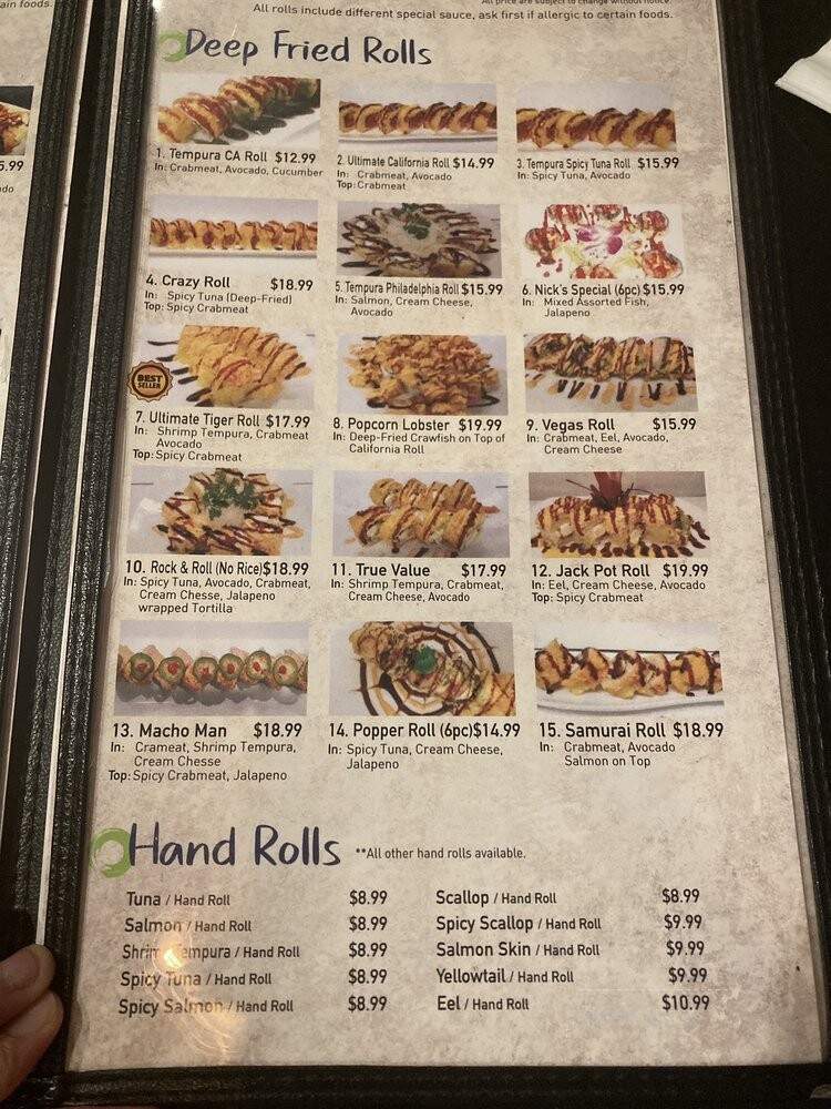 Best Sushi and Grill - Desert Hot Springs, CA menu_pic