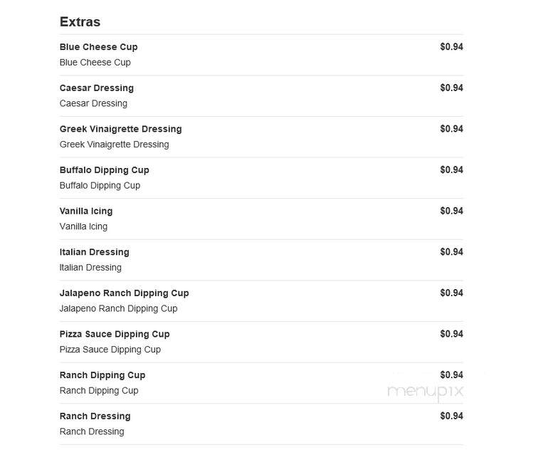 Marco's Pizza - Stone Mountain, GA menu_pic
