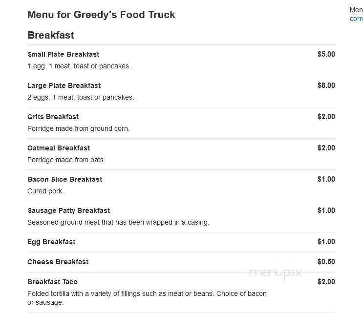 Greedy's Food Truck - Houston, TX