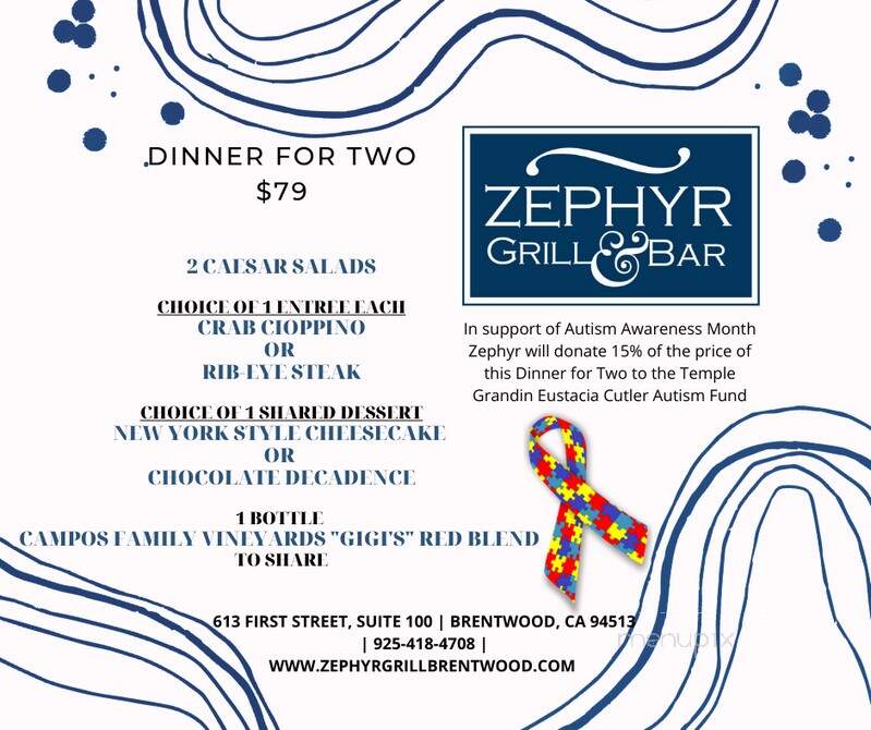Zephyr Grill & Bar - Brentwood, CA