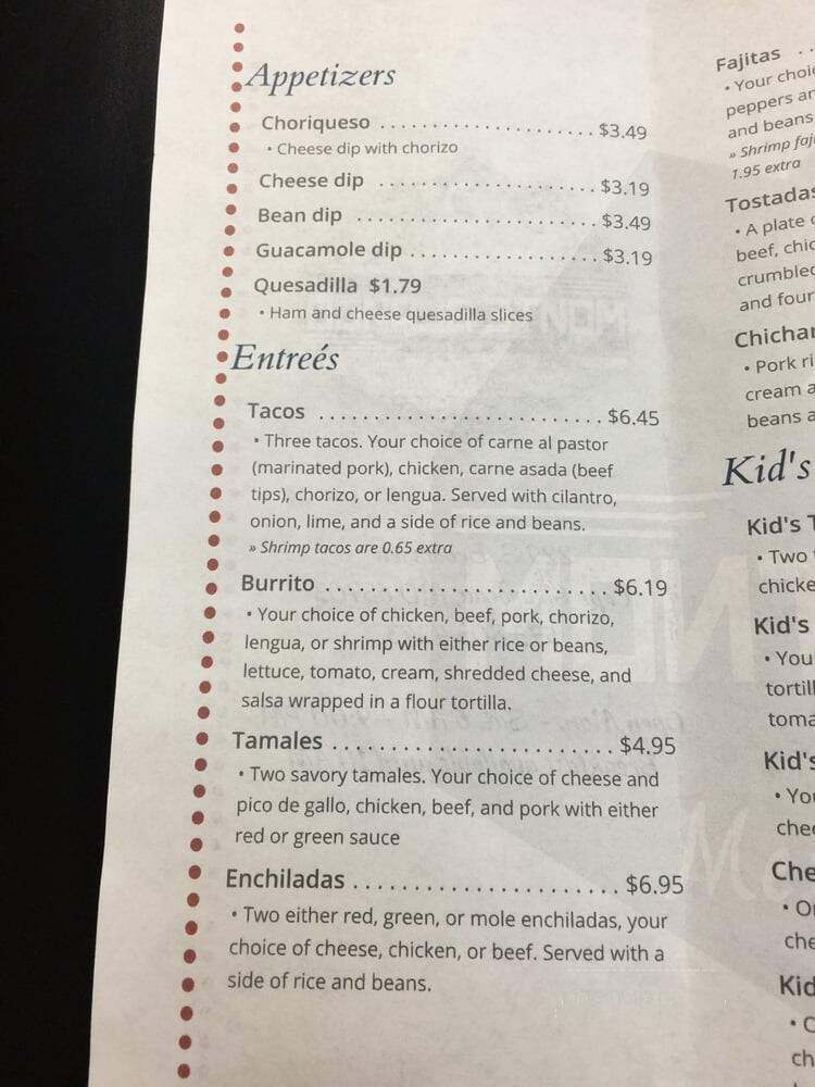 Monte Blanco - Cape Girardeau, MO menu_pic