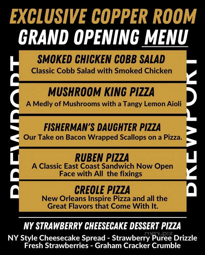Brewport - Bridgeport, CT menu_pic