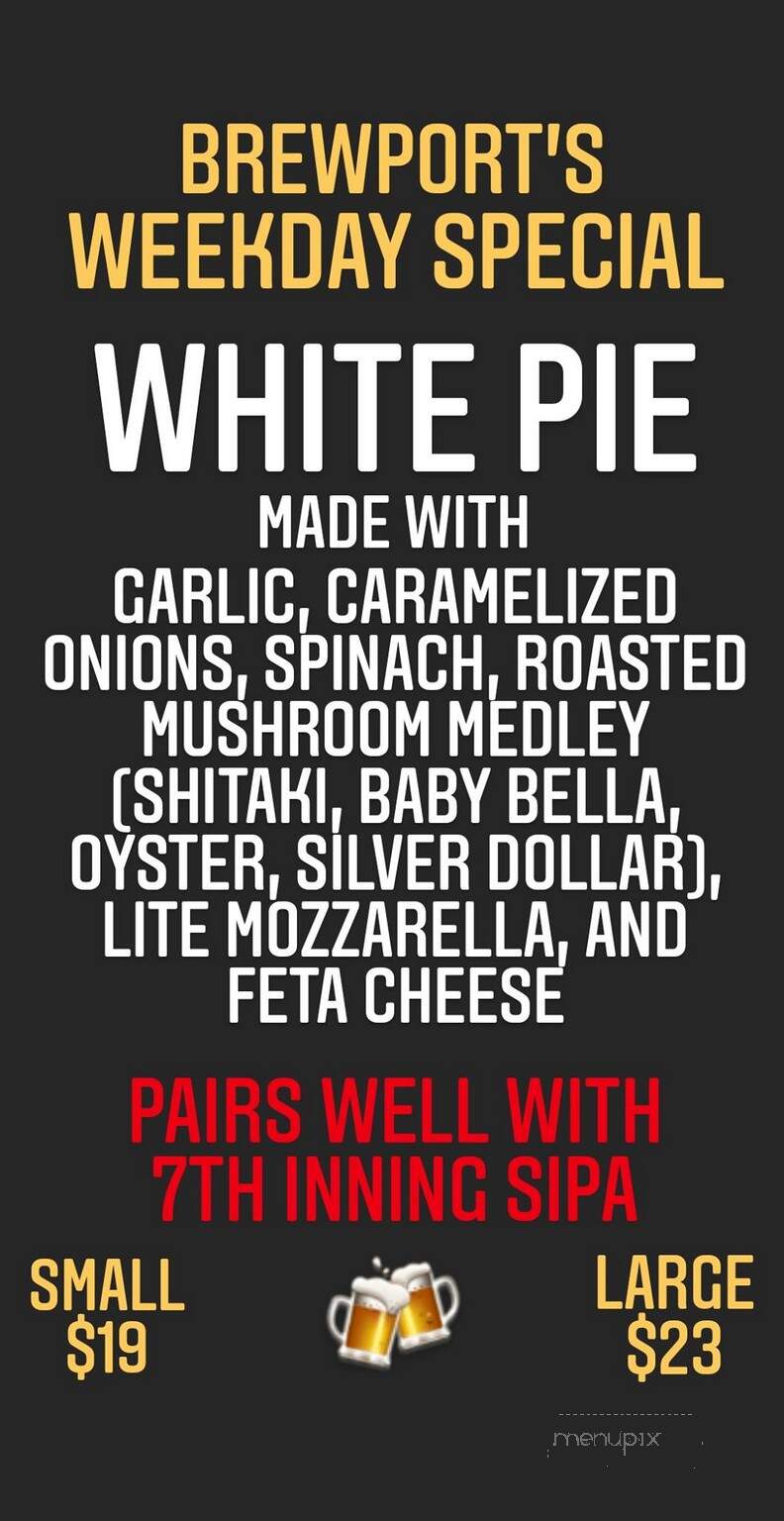 Brewport - Bridgeport, CT menu_pic
