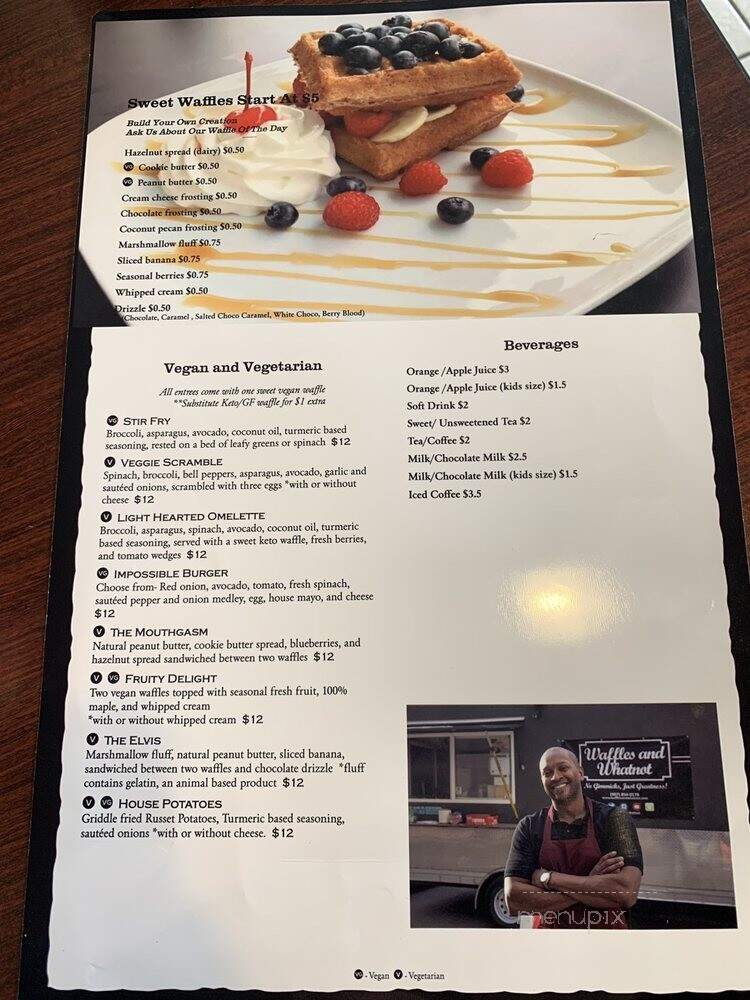 Waffles & Whatnot - Anchorage, AK menu_pic