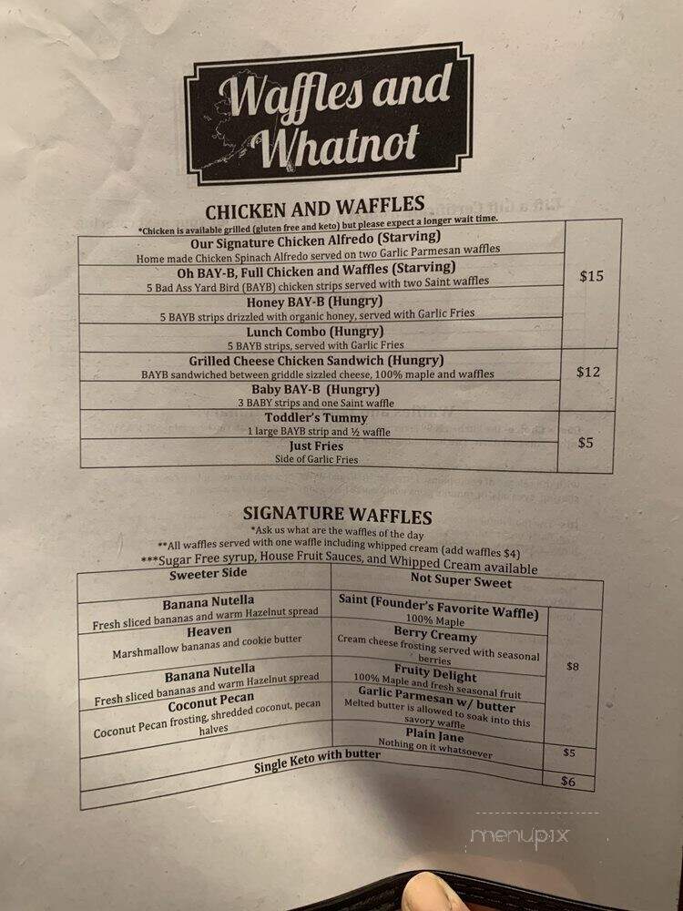 Waffles & Whatnot - Anchorage, AK