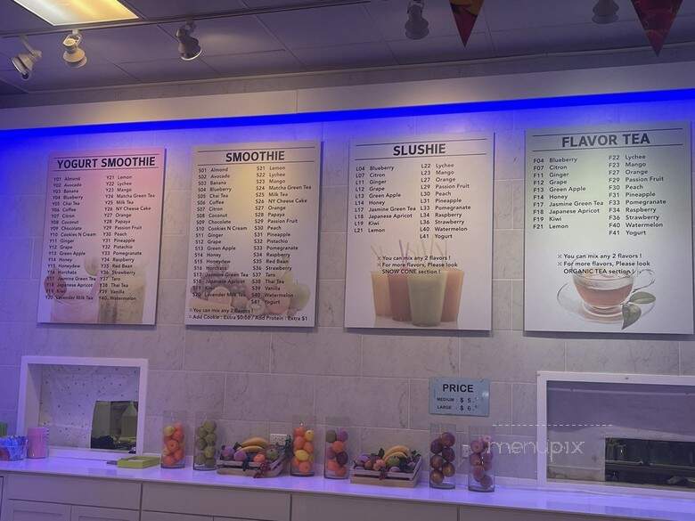 Bubble Tea Bliss - Grapevine, TX menu_pic
