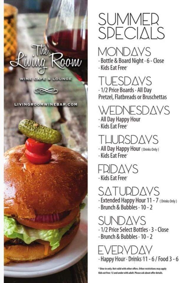 The Living Room Wine Cafe & Lounge - Phoenix, AZ menu_pic