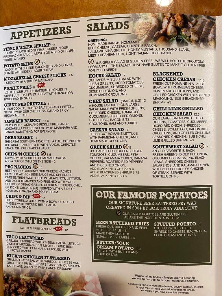 Pickle Barrel Cafe Lake Oconee - Greensboro, GA menu_pic