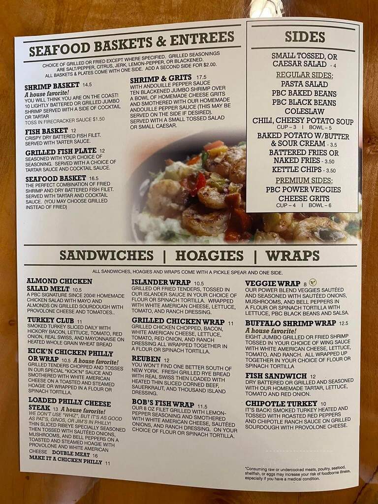 Pickle Barrel Cafe Lake Oconee - Greensboro, GA menu_pic