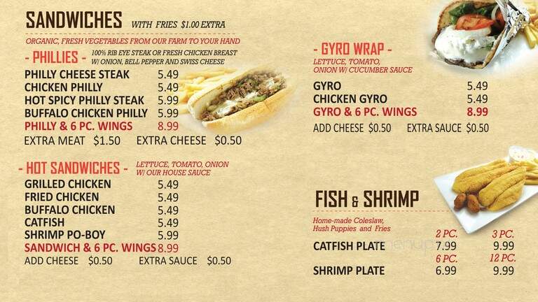 WNB Factory- Wings And Burgers - Decatur, GA menu_pic